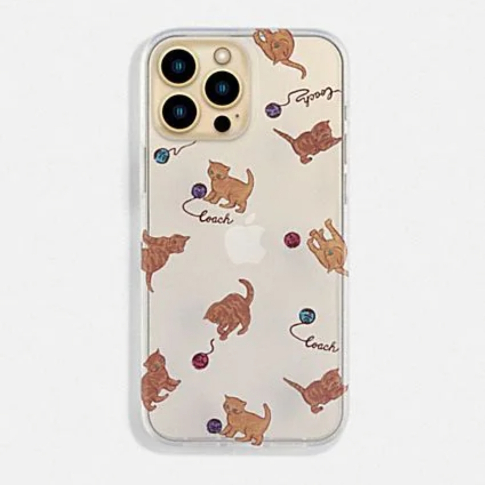 Coach Dancing Kittens iPhone 12/13 Pro Max case